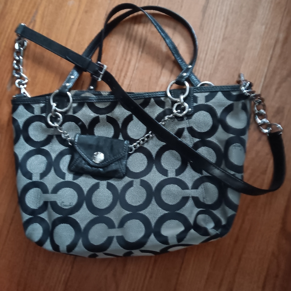 Stylish Black and Gray Designer  Bag